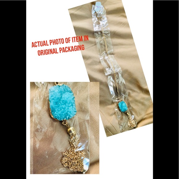 🔥LONG GOLD BOHEMIAN NECKLACE 🌻NWT🏷 - Picture 8 of 10